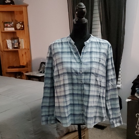 L.L. Bean Tops - L.L. Bean Flannel Button Down Shirt